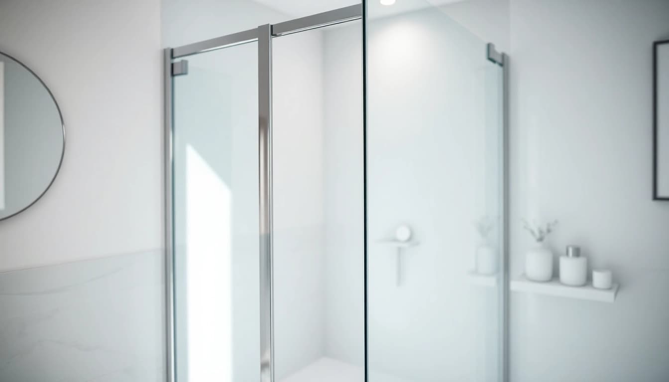 Installer une paroi de douche sirhona moderne dans une salle de bain contemporaine éclatante.