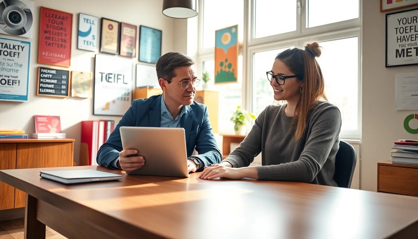 Provide toefl expert help through personalized tutoring in a cozy study environment.