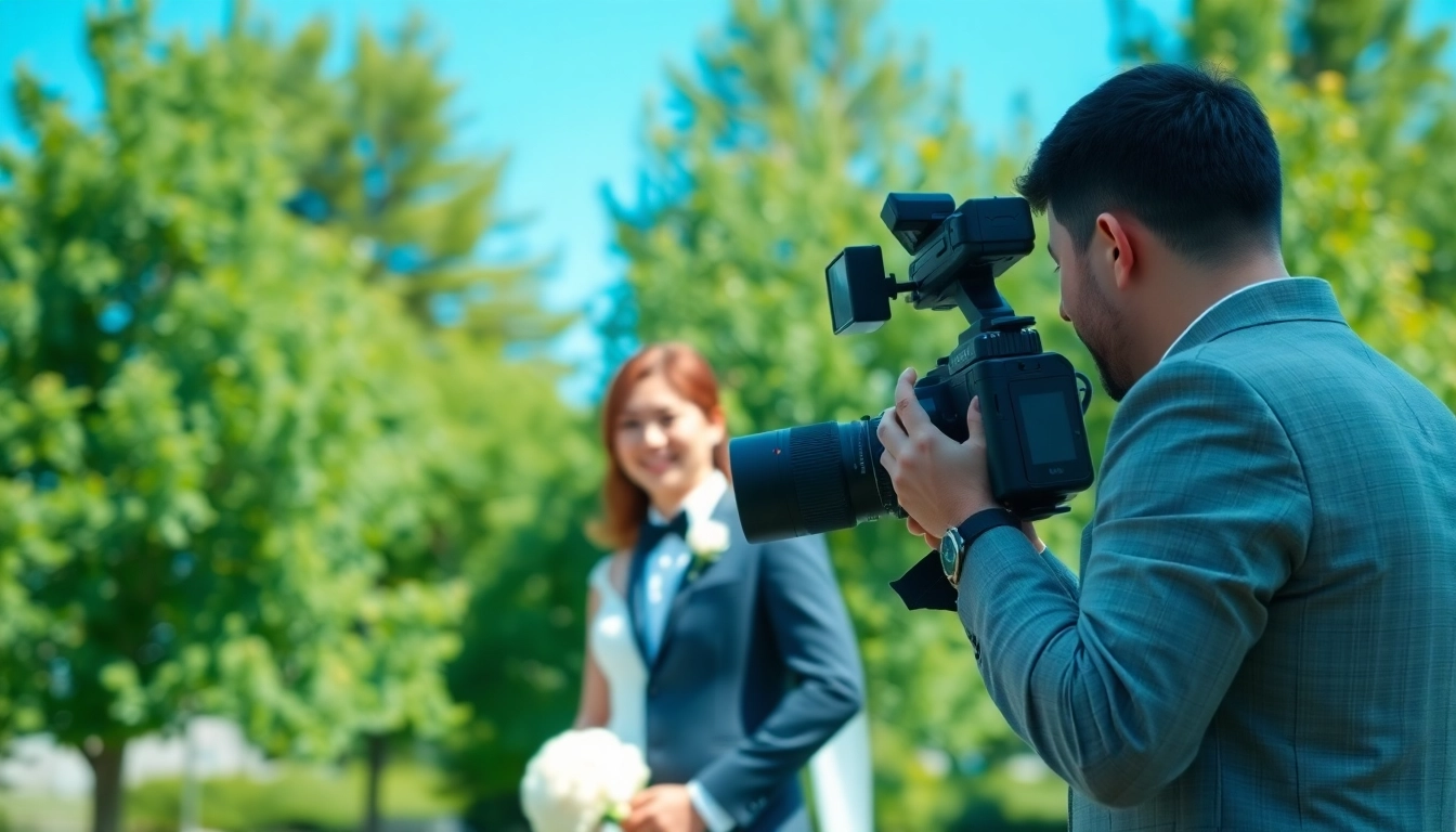 Capture a moment by an Edmonton videographer during a joyful wedding ceremony.