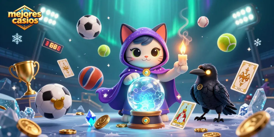 Juega en los mejores casinos y vive la emoción con un gato místico y una carta de tarot.