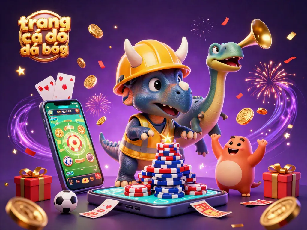 trang cá độ đá bóng huy động niềm vui từ triceratops và khủng long, mang lại trải nghiệm cược