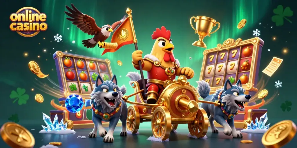 Gioca con i migliori casino online e scopri avvincenti slot e jackpot in questa ricca illustrazione