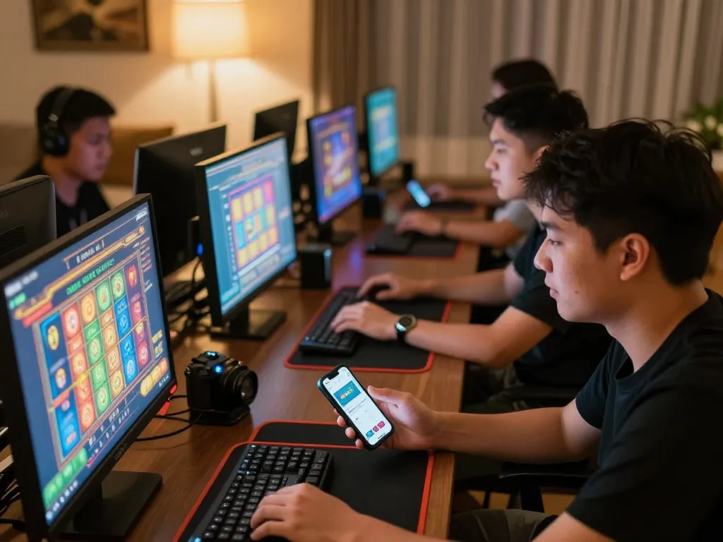Engaging users with the gtatogel app on smartphone in an exciting online gambling experience.