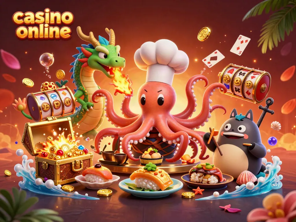 Juega en un casino online reconocidos con una vibrante escena de premios y acción.