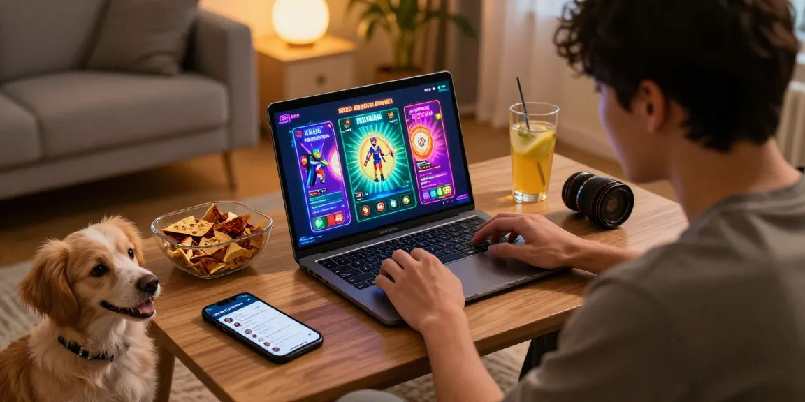 Pengguna cipung138 menikmati permainan slot online dengan suasana santai di rumah.