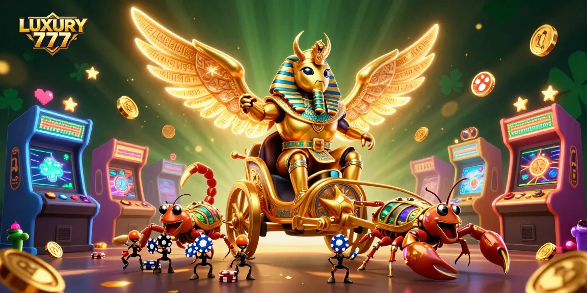 Permainan LUXURY 777 dengan ilustrasi menarik, menyuguhkan keseruan kasino.