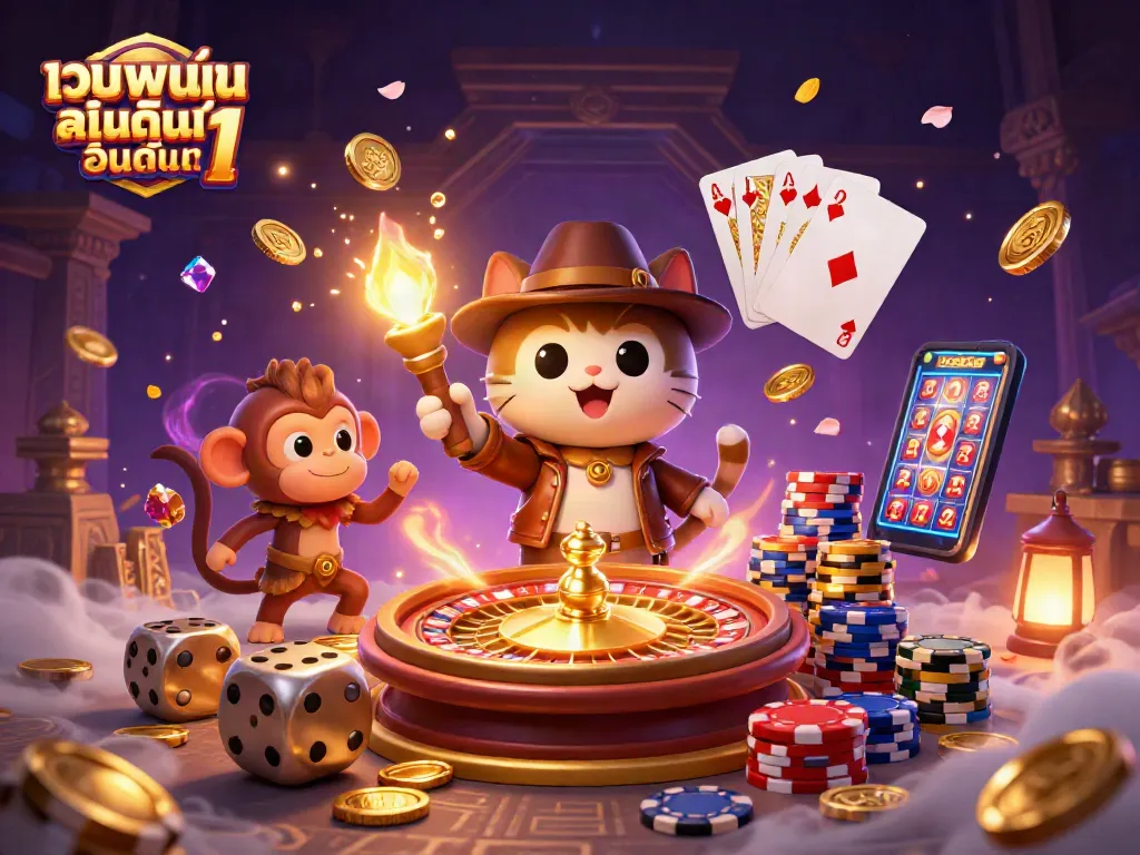 เล่นคาสิโนออนไลน์ที่ เว็บพนันออนไลน์ อันดับ 1 พร้อมกับการชนะโบนัสใหญ่และเกมที่น่าตื่นเต้น