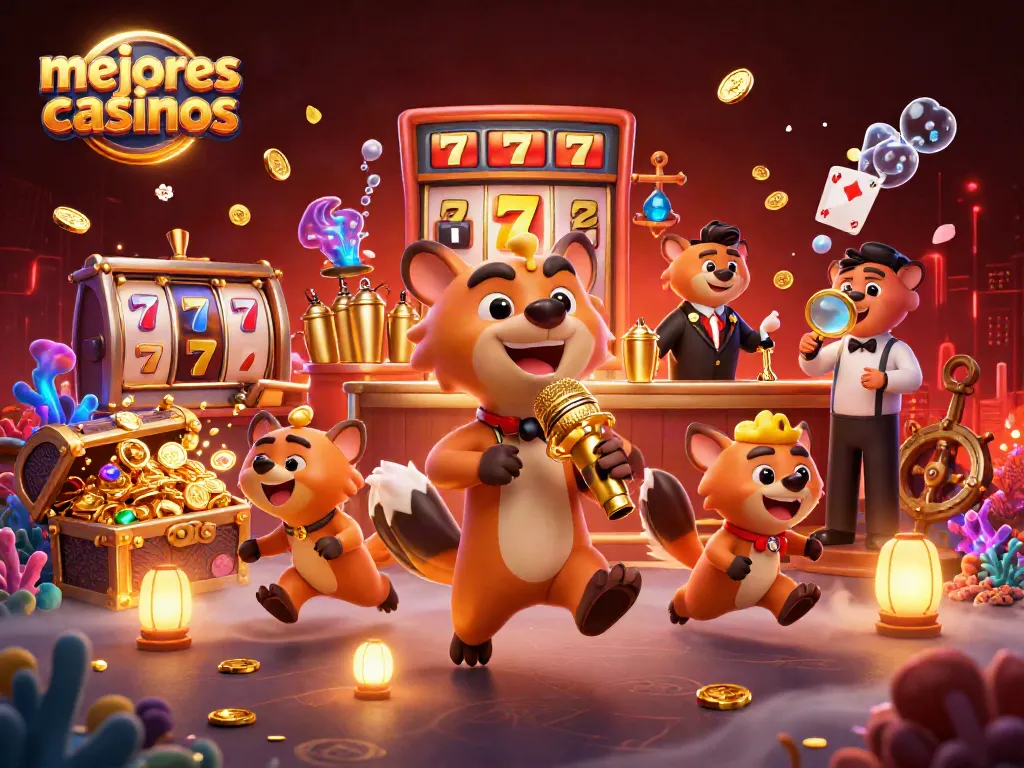 Los mejores casinos ofrecen una fiesta de diversión con las cómicas hienas contando chistes mientras disfrutan de tragos y hacen cumplir la seguridad.