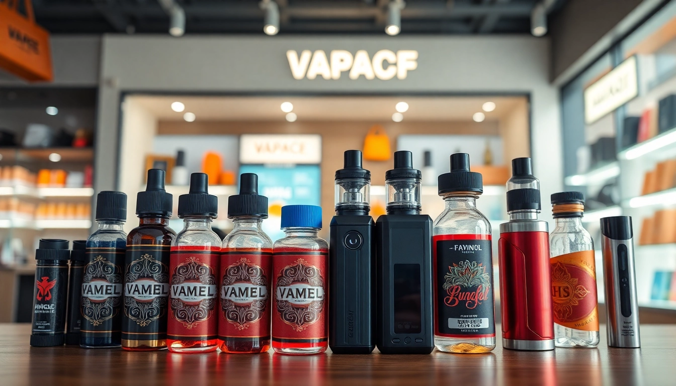 Explore a vibrant selection of premium products at Vape Juice Depot, showcasing e-liquids and vape accessories.