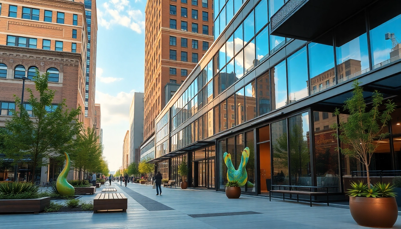 North Main Makeover revitalization featuring modern architecture and vibrant public spaces.
