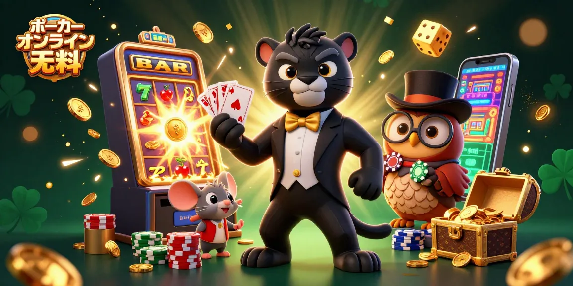 ポーカー オンライン 無料で楽しむために、楽しいキャラクターたちが魅力的な賭けを展開するシーン