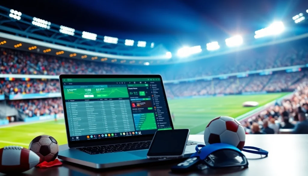 Compare top choices for best online sportsbooks India with engaging visuals of sports betting.
