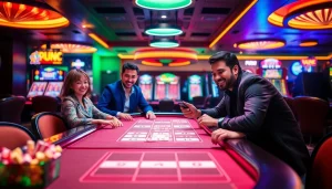 Explore os melhores jogos de cassino em uma mesa vibrante e cheia de emoção.