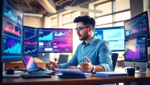 Analyze performance metrics for Instagram smm panel in a modern office setting