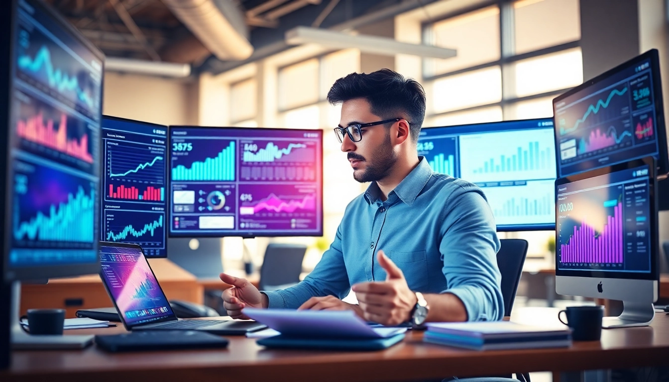 Analyze performance metrics for Instagram smm panel in a modern office setting