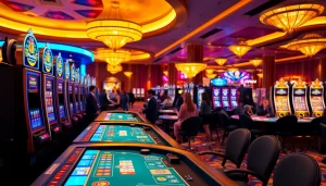 Experience the thrill at the best online casino Canada with vibrant gaming machines and engaging tables.
