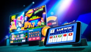 Trải nghiệm cảm giác hồi hộp với Saowin 92 Win trên nền tảng chơi game trực tuyến hấp dẫn, trình diễn các trò casino sống động.