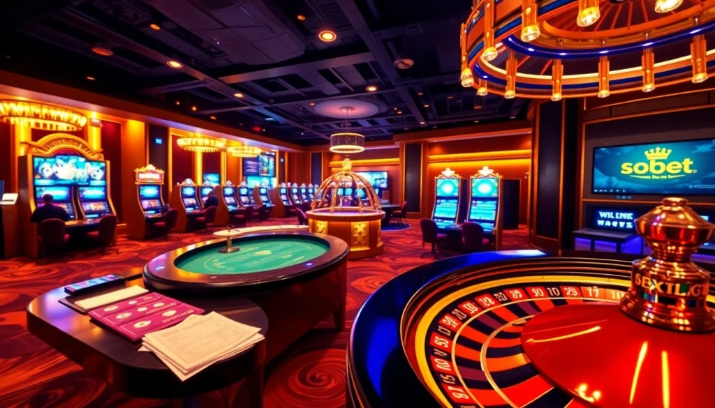 Sbobet offers immersive online betting experiences with thrilling poker tables and vibrant slot machines.