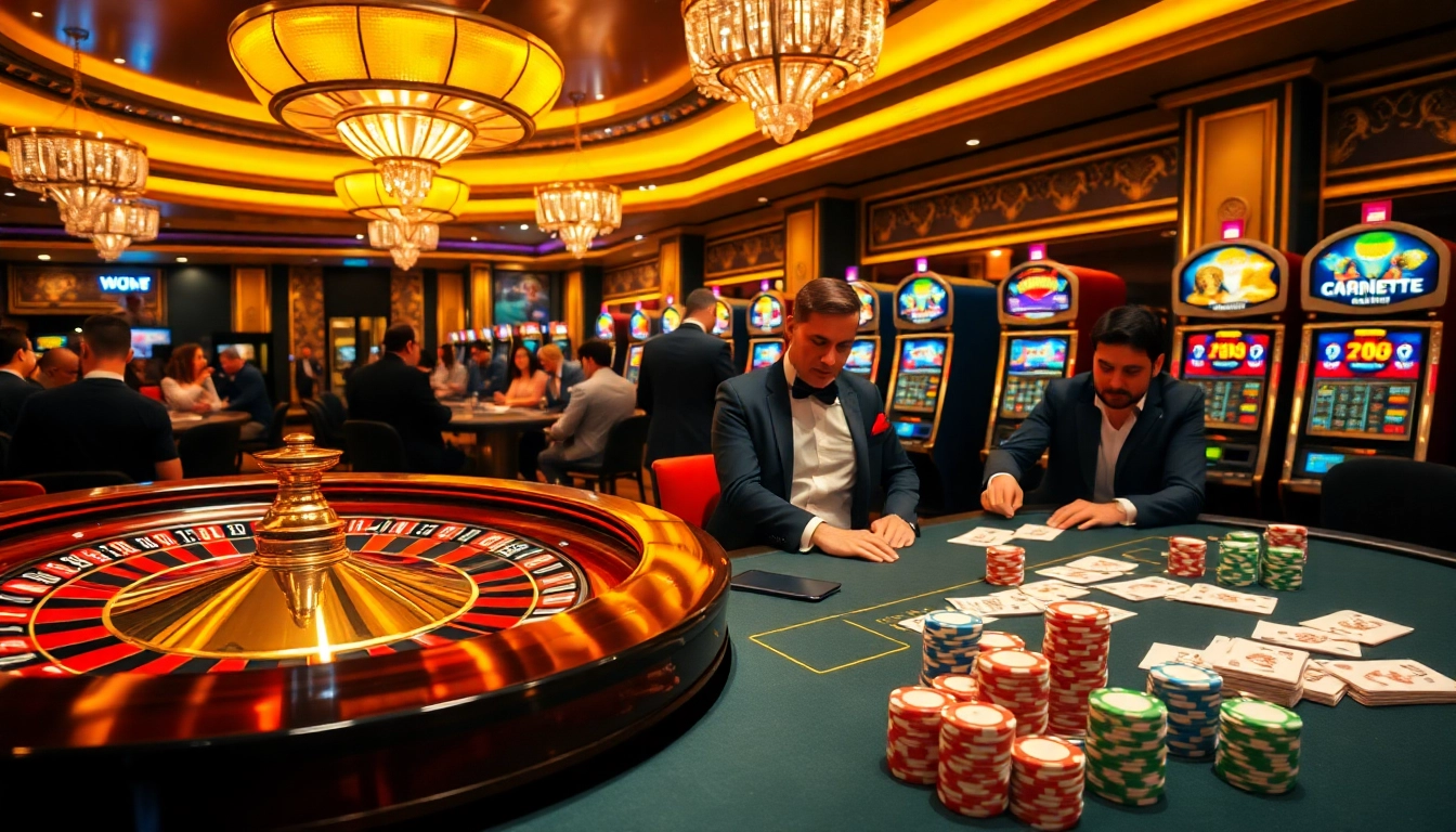 Vivez l'excitation de la meilleure casino en ligne avec des visuels de jeu vibrants et du luxe.