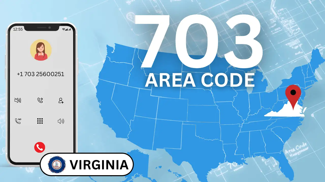 703 Area Code Everything You Need to Know About the: Location, Time Zone & More