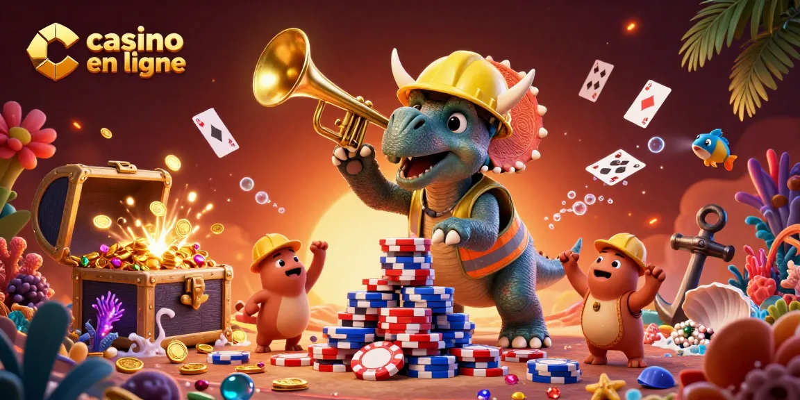 Jouez sur un casino en ligne avec des jeux animés et festifs mettant en valeur des personnages captivants.