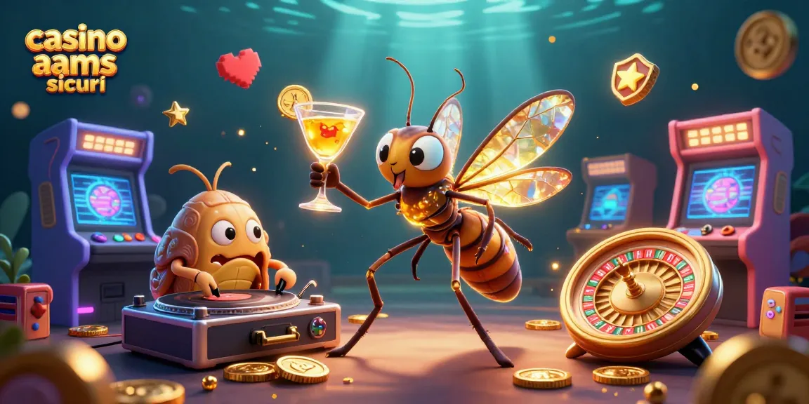 I casinò non AAMS sicuri presentano un'atmosfera festosa con personaggi 3D e macchine da gioco illuminate
