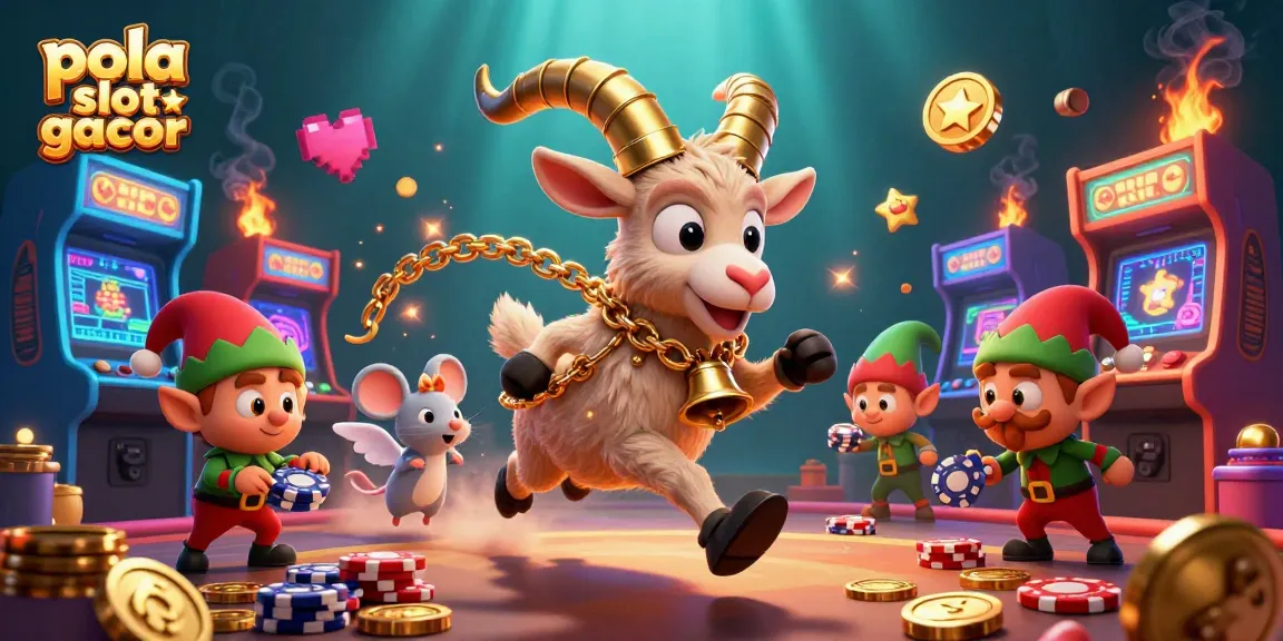 Play pola slot gacor for exciting wins with detailed characters and vibrant casino elements.