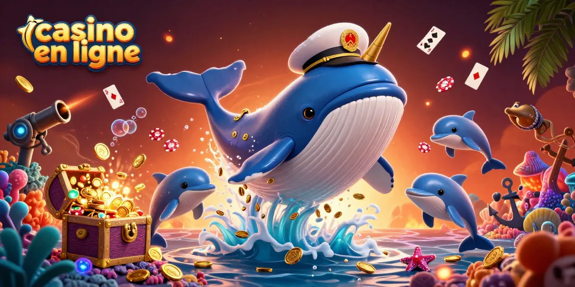 Jouez au casino en ligne avec des scènes de divertissement sous-marin palpitantes et riches en éléments