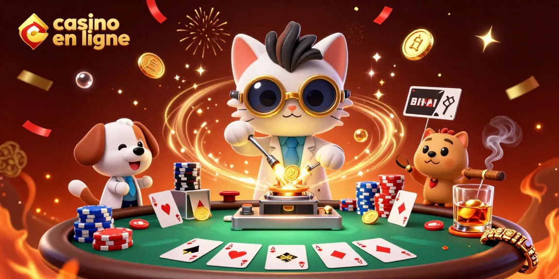 Jouez au casino en ligne avec des machines à sous et un jeu de cartes dynamique.