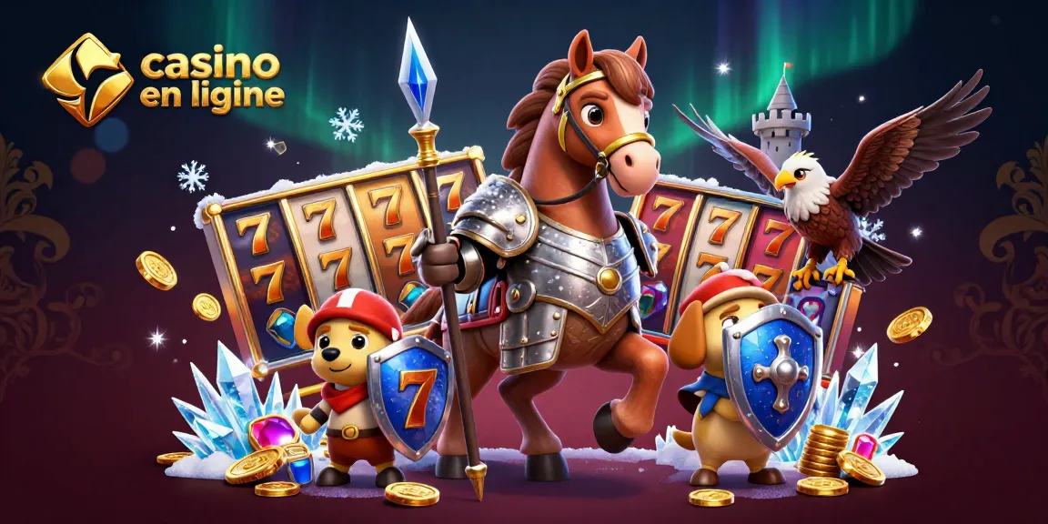 Jouez sur un casino en ligne avec des jackpots éclatants et des personnages fantastiques.