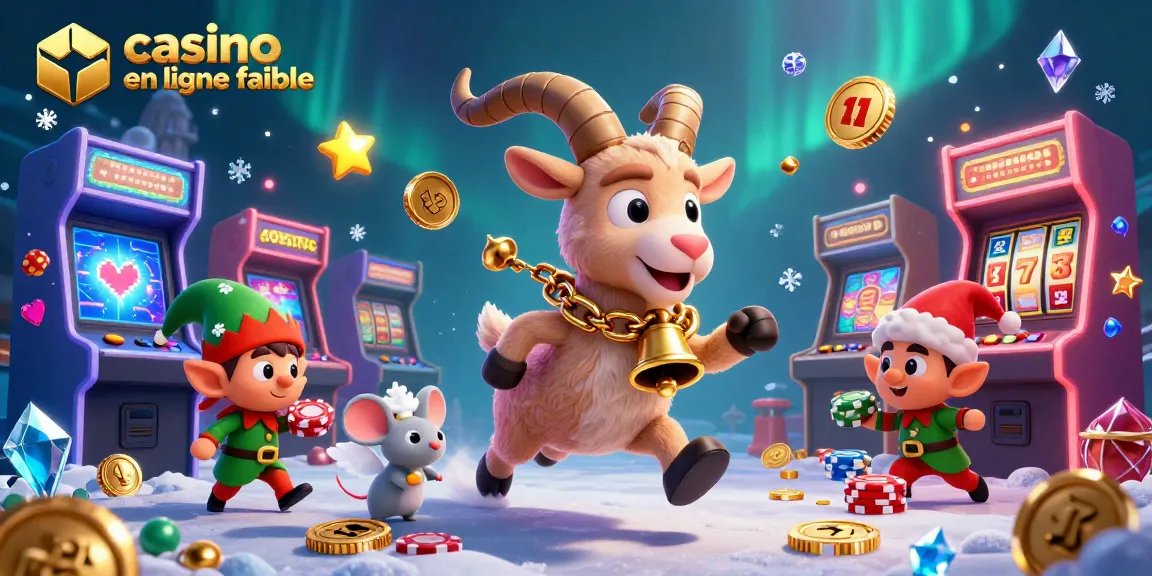 Casino en ligne fiable : Krampus et ses amis volent des jetons dans un casino festif.