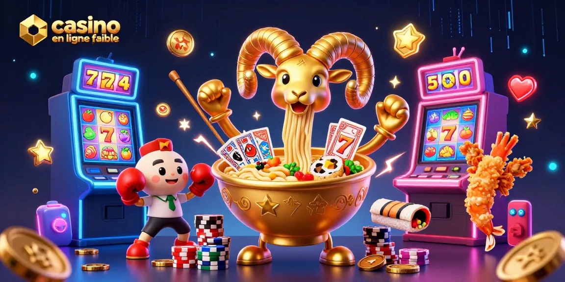 Illustration dynamique de casino en ligne fiable avec des personnages colorés et des éléments de jeu captivants.