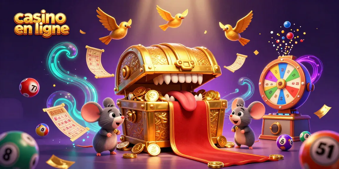Expérience immersive au casino en ligne avec une ambiance vibrante et des gains potentiels.