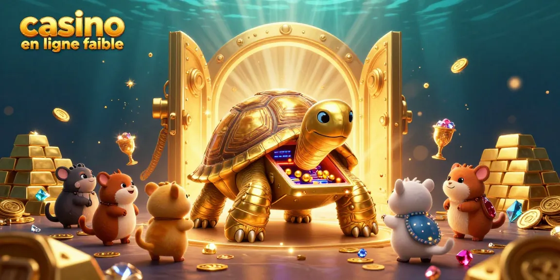 Découvrez le casino en ligne fiable avec un immense tortue en pinball, illuminé de trésors.