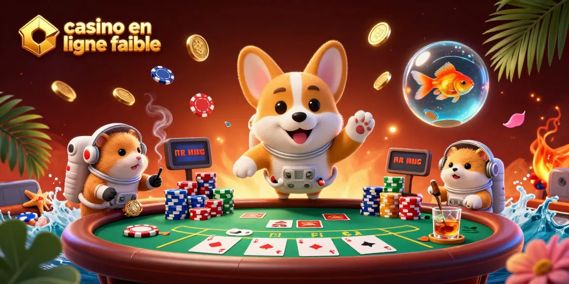 Jouez avec confiance sur un casino en ligne fiable, un corgi astronaute flotte dans un casino futuriste.