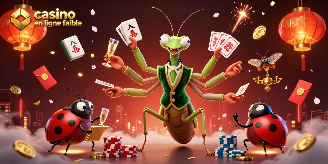 Profitez d'une expérience de jeu unique avec un casino en ligne fiable, représentée par des personnages animés dans un environnement de casino vibrant.
