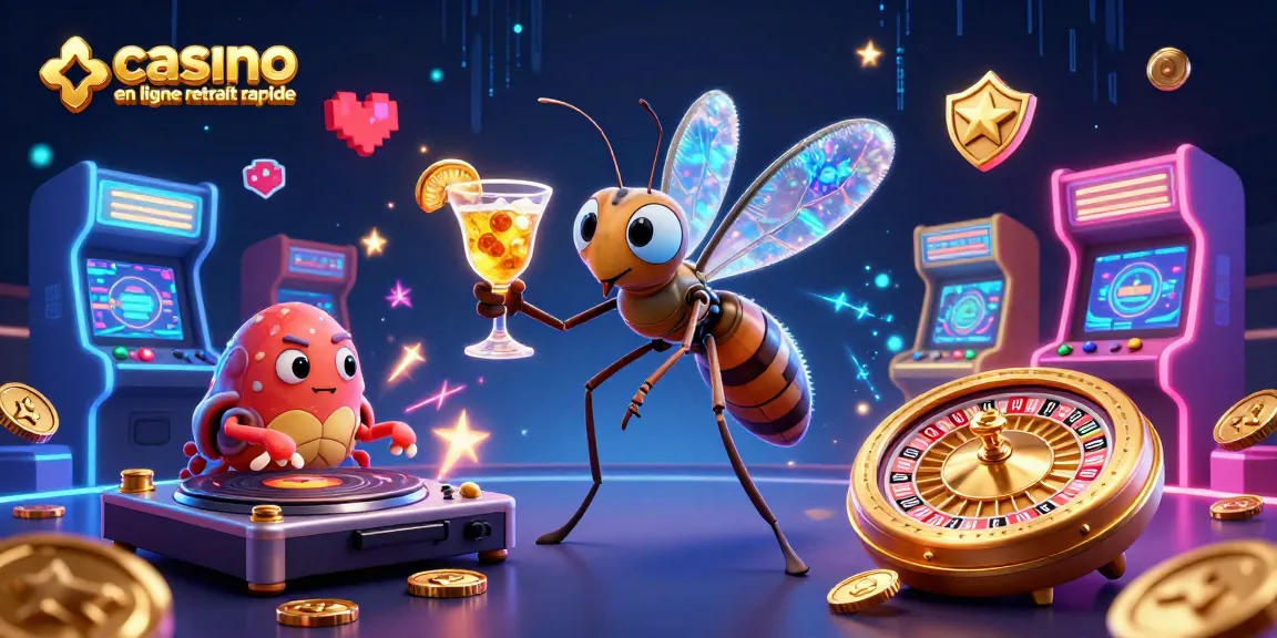 Visualiser des gains rapides sur un casino en ligne retrait rapide avec des personnages 3D ludiques.