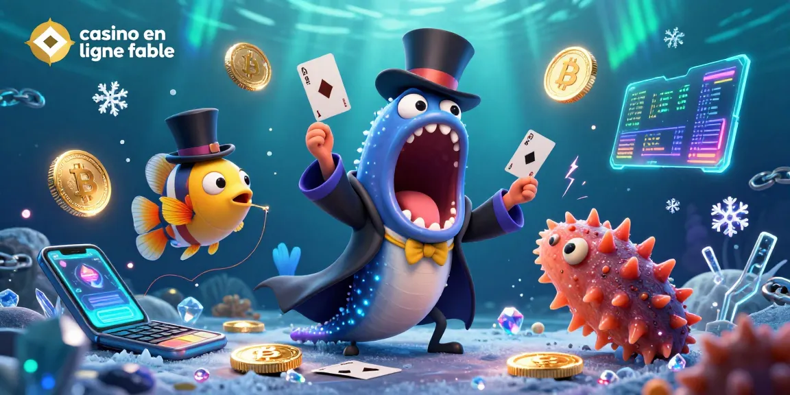 Plongez dans l'univers du casino en ligne fiable avec cette illustration 3D captivante.