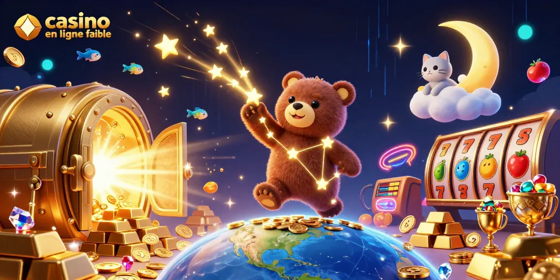 Retrouvez l'excitation d'un casino en ligne fiable avec des ours constellés, des trésors scintillants et des jeux de machines à sous.