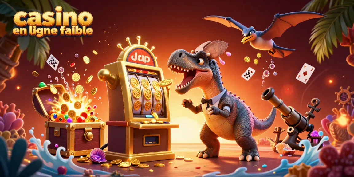 Retrouvez un casino en ligne fiable où un pachycephalosaurus choque un jackpot de pièces d'or.