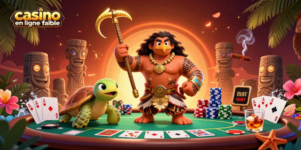 Jouer avec assurance sur un casino en ligne fiable avec une scène dynamique de poker.