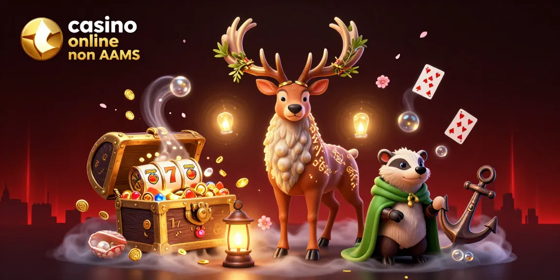 Gioca al casino online non AAMS con l'emozionante scena di un druid stag e ricchezze sottomarine.