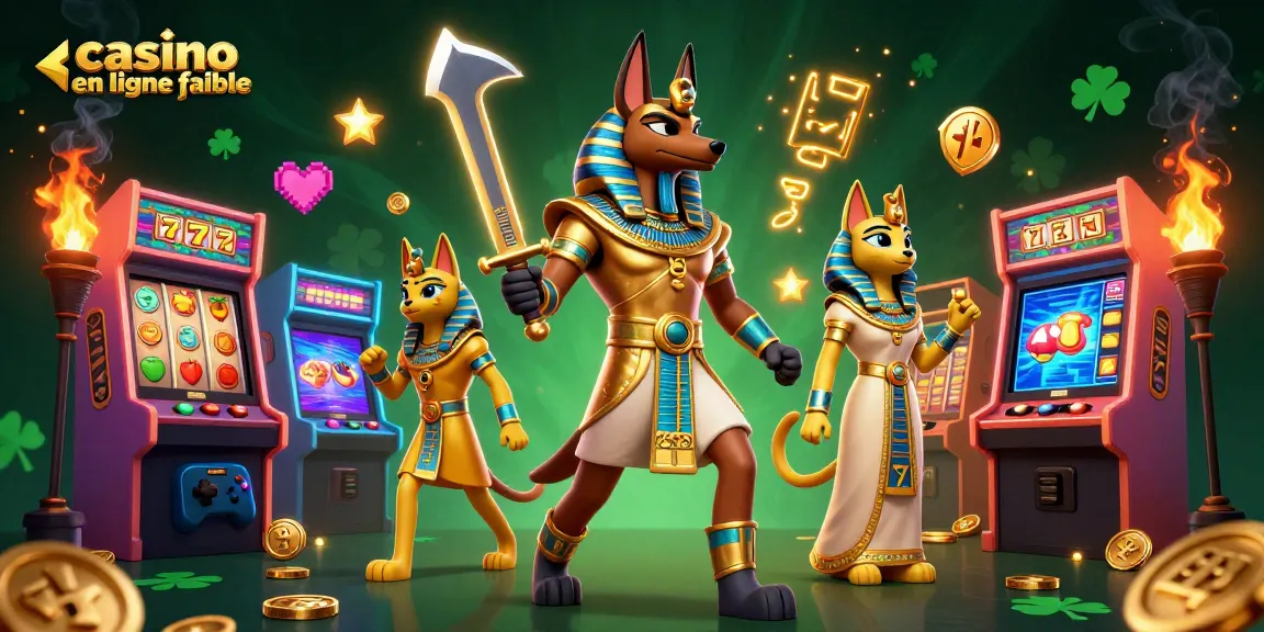Jouez sur un casino en ligne fiable avec Anubis et Bastet dans un jeu captivant.