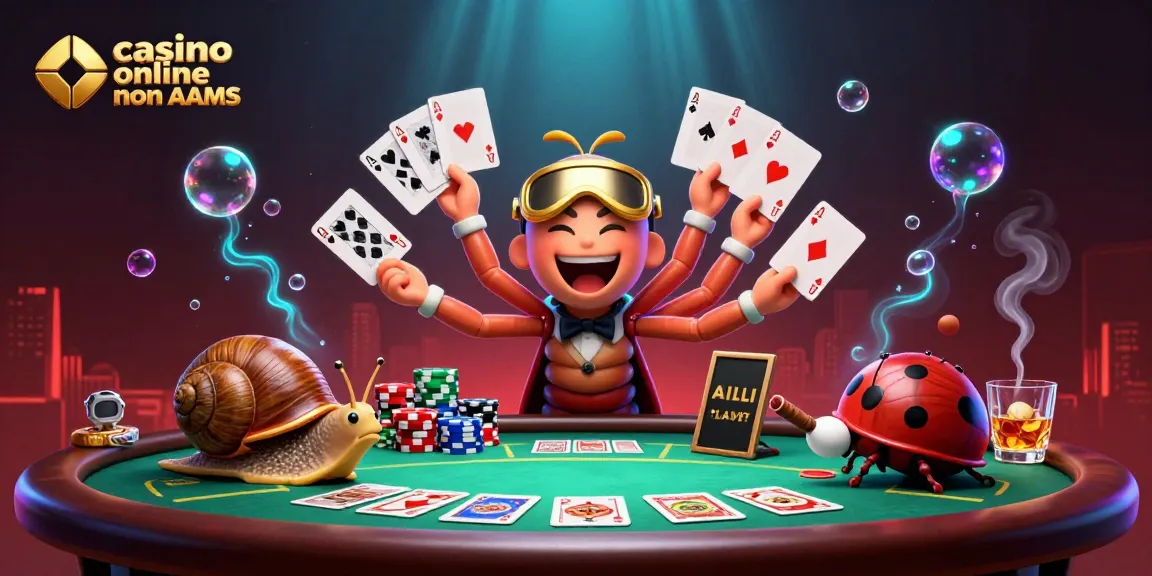 Giocatori nei casino online non AAMS mentre scommettono e vincono con entusiasmo.