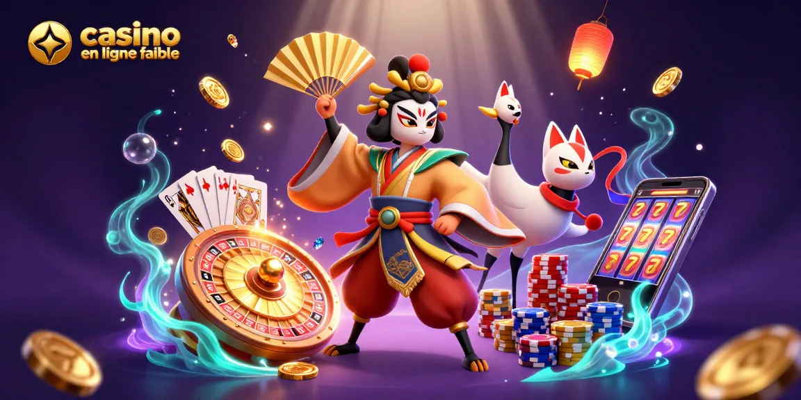 Gagnez avec des jeux à casino en ligne fiable, illustrations dynamiques de personnages japonais traditionnels.