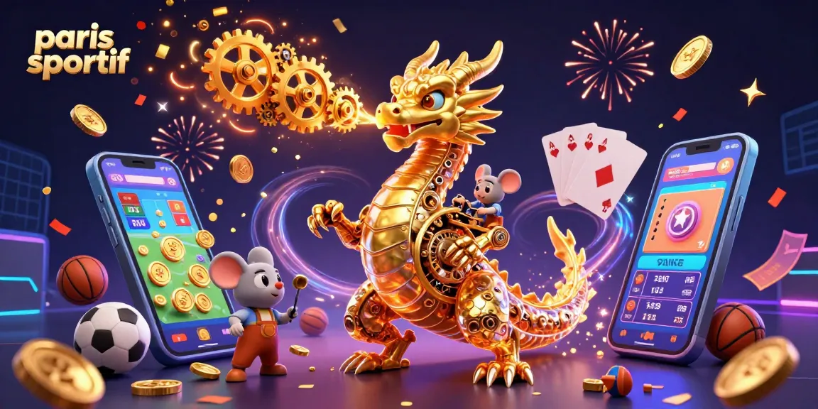 Paris sportif : mise à jour des cotes avec dragon mécanique et éléments de paris excitants.